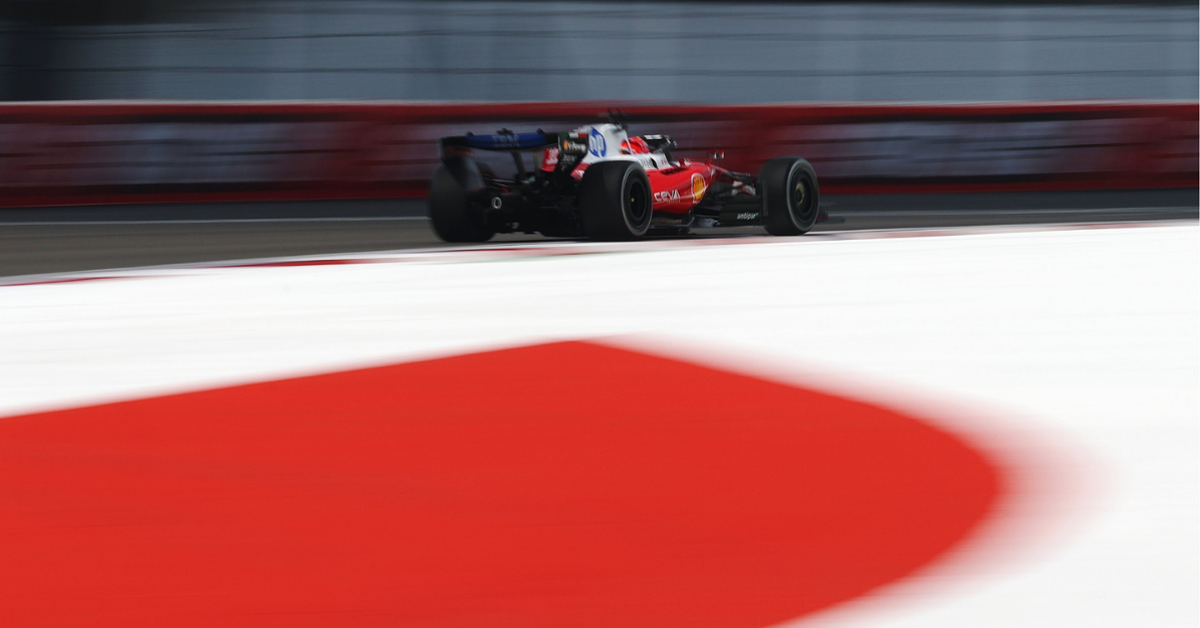 Charles Leclerc in FP1 at Mexico