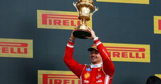 Charles Leclerc wins in Silverstone