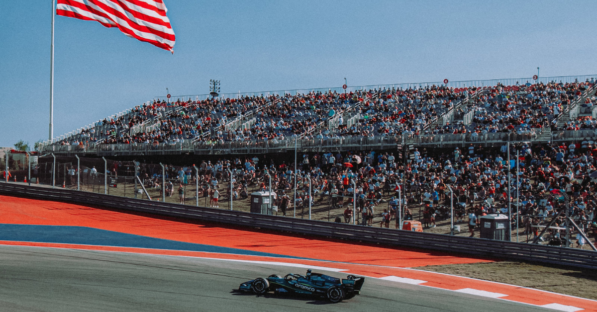 Fernando Alonso Lapping the Circuit of the Americas