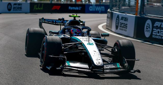 Kimi Antonelli at the Madring circuit at the Spanish Grand Prix
