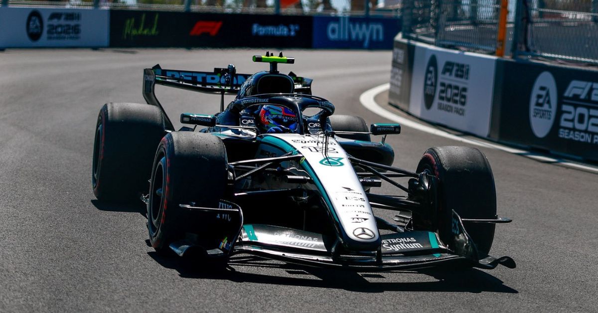 Kimi Antonelli at the Madring circuit at the Spanish Grand Prix