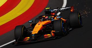 Lando Norris at the 2026 Spanish Grand Prix at Madrid Madring