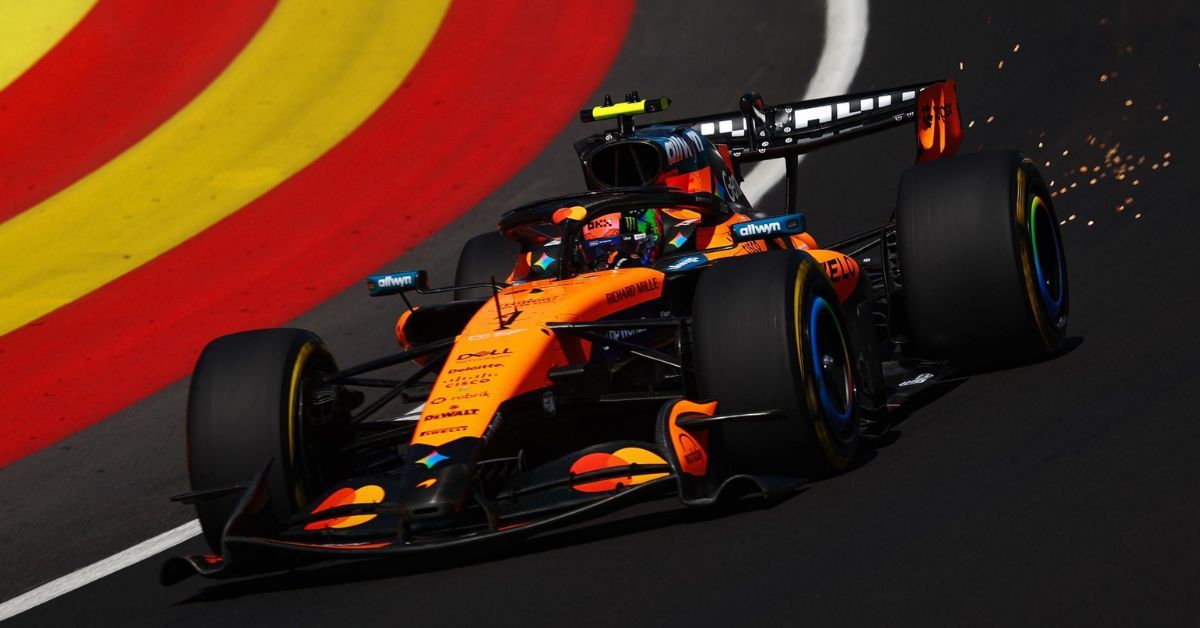 Lando Norris at the 2026 Spanish Grand Prix at Madrid Madring