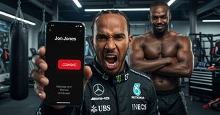 Lewis Hamilton and Jon Jones