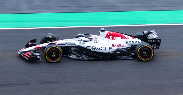 Max Verstappen driving for Red Bull at the 2025 Japanese Grand Prix