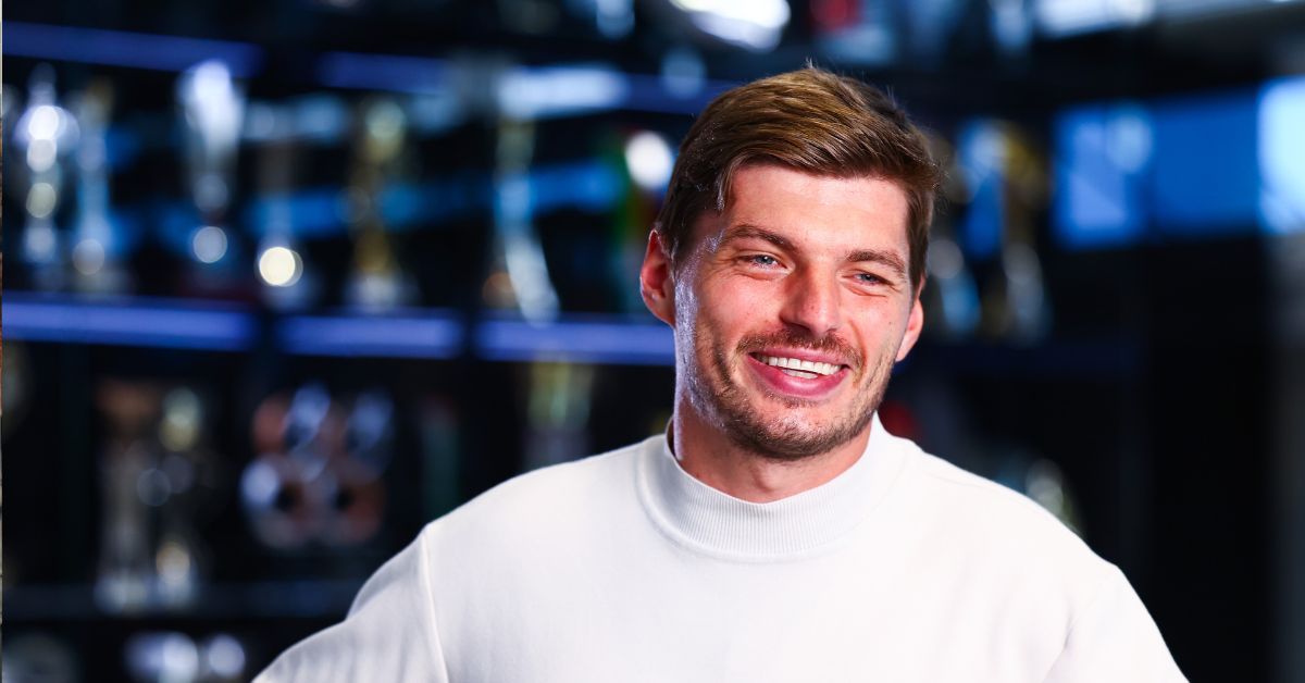 MILTON KEYNES, UNITED KINGDOM - AUGUST 20: Max Verstappen photographed during a re-signing of contracts, extending his deal with the team until 2030. (Photo by Mark Thompson/Getty Images)