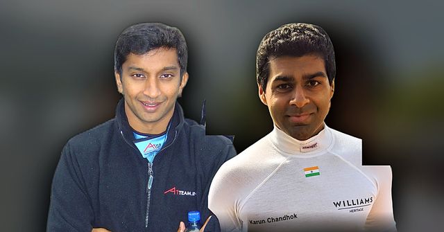 Narain Karthikeyan and Karun Chandhok, the only two Indian drivers to have started a Formula 1 race