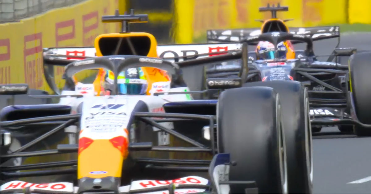 Rookie Arvid Lindblad ahead of Max Verstappen in Australia Grand Prix